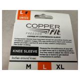 New Copper Fit Knee Compression Sleeve - Large