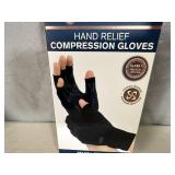 New Copper Fit Hand Relief Compression Gloves