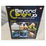 New Beyond Bright X3 Solar Powered Floodlight