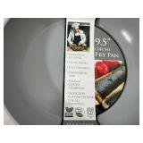 New 9.5 inch Ceramic Coated Aluminum Induction Safe Frying Pan