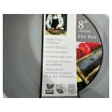 New 8 inch Ceramic Coated Aluminum Induction Safe Frying Pan