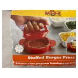 New Stuffed Burger Press and Mini Burger Grilling Basket