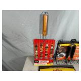 New Grilling Basket, Grill Topper, Kabob Skewers