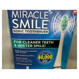 New Miracle Smile Sonic Electric Toothbrush