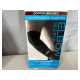 New Copper Fit Compression Elbow Sleeve - Large