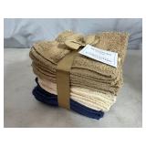 New Pack of 12 Signature Classics Wash Cloths
