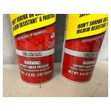 2 Cans of Flex Caulk with Trigger Flow Nozzle - Clear