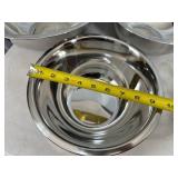 3 New Bene Casa Stainless Steel Mixing Bowls