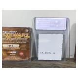 Lot of NASCAR Collectibles - 2001 Authentic Images Tony Stewart #20 Collectible Card, Authentic Race used sheet metal from Kasey Kahnes 2005 Dodge dealers UAW Dodge Charger and Kasey Kahnes #9 Leather
