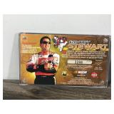 Lot of NASCAR Collectibles - 2001 Authentic Images Tony Stewart #20 Collectible Card, Authentic Race used sheet metal from Kasey Kahnes 2005 Dodge dealers UAW Dodge Charger and Kasey Kahnes #9 Leather