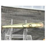 4 - Fishing Lures and 1 Plano Plastic Tackle Box -Heddon Wood Cobra - Original Rapala Finland - Rapala - Brooks Reefer