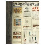 Collectible Double Sided Remington Poster - Illustration “Near Miss” was done by artist Robert Kuhn