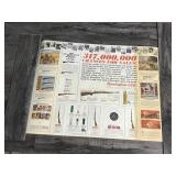 Collectible Double Sided Remington Poster - Illustration “Near Miss” was done by artist Robert Kuhn