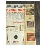 Collectible Double Sided Remington Poster - Illustration “Near Miss” was done by artist Robert Kuhn