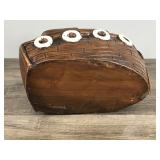 Brown Toot Toot Tugboat Vintage Cookie Jar 1950s By Treasure Craft