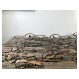 Lot of 24 Vintage Hunting Traps - Looks like Most of them are Victor - see description for more info