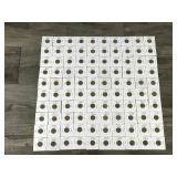 Lot of 100 Wheat Pennies in Protective Sleeves - see description for years