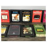 19 - Atari Video Games & 2 Paddle Controllers - see description for more info