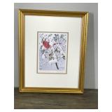 Framed Signed Print - “Christmas Cardinals” - Don Li-Leger