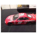 2001 Brookfield Collectors Bill Elliot #9 and #19 Dodge brushed metal stock car (1 of 2000)