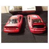2001 Brookfield Collectors Bill Elliot #9 and #19 Dodge brushed metal stock car (1 of 2000)