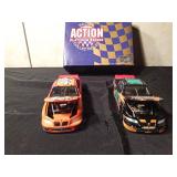 1998 Twin pack Limited edition Action Platinum series Bobby Labonte #18 and Tony Stewart #44 Die cast Nascar race cars