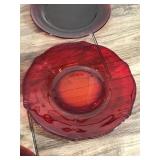 Lot of Collectible Red Glassware - see description for more info