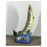 Collectible 1971 Jim Beam “The Muskie Wisconsin’s State Fish” Decanter