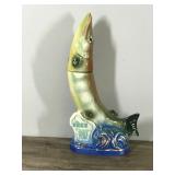 Collectible 1971 Jim Beam “The Muskie Wisconsin’s State Fish” Decanter