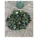 Lot of Collectible Marbles with Vintage Ball Perfect Mason Canning Jar