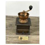 Vintage Americana Coffee Mill Grinder