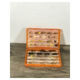 Scientific Anglers Plastic Tackle Box Full of Fly Fishing Lures