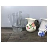 Lot of Big and Small Pitchers - see description for more info