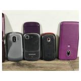 Lot of 7 Cell Phones & More