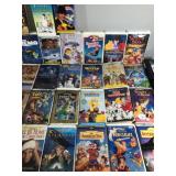 Lot of Kids VHS Movies - Most of them are Disney