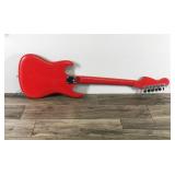 Red & Black Electric Guitar - Not sure the brand but I believe it says Jennifer on the head of guitar