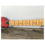 Red & Black Electric Guitar - Not sure the brand but I believe it says Jennifer on the head of guitar