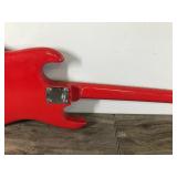 Red & Black Electric Guitar - Not sure the brand but I believe it says Jennifer on the head of guitar