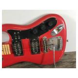 Red & Black Electric Guitar - Not sure the brand but I believe it says Jennifer on the head of guitar