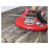 Red & Black Electric Guitar - Not sure the brand but I believe it says Jennifer on the head of guitar