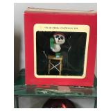 Lot of Christmas Items - Ornaments - Candles - Candle Holders - Lenox Coffee Thermos - Precious Moments Lighted House - Christmas Tags - Figurines and More