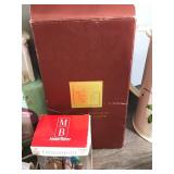 Lot of Christmas Items - Ornaments - Candles - Candle Holders - Lenox Coffee Thermos - Precious Moments Lighted House - Christmas Tags - Figurines and More