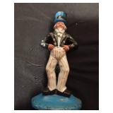 Vintage Cast Iron Uncle Sam doorstop