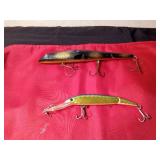 Musky Mania Tackle lure and a Rebel jointed body spoonbill minnow fishing lure
