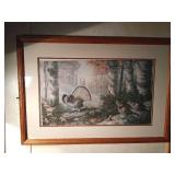 Signed/numbered Turkey print by M. Pettis 302 of 980