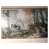 Signed/numbered Turkey print by M. Pettis 302 of 980