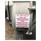 Predator 2” - 212cc Gasoline Engine Semi trash Portable Water Pump with Suction Hose