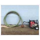 Predator 2” - 212cc Gasoline Engine Semi trash Portable Water Pump with Suction Hose