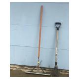 24” Floor Squeegee and Heavy Duty Scraper