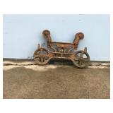 Vintage Cast Iron Hay Trolley